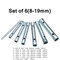 6Pcs 8-19mm/10pcs 6-22mm Metric Tubular Box Wrench Set Tube Bar Spark Plug Spanner - #1