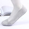 Women Summer Sweet Breathable Lace Antiskid Silicone Invisible Boat Socks Incense Shallow Socks - Grey