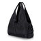 CHIBAO Nylon Light Tote Bags Casual Summer Beach Shoulder Bags Shopping Bags - Black