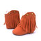 Vintage Tassel Baby Infant Girls Warm Winter Boots For 6-24 Months - Brown