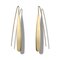 Ethnic Animals Wings Brincos Long-Style Long Geometrical Alloy Brincos Para Mulheres - Ouro