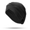 Women Solid Color Soft Flexible Beanie Hat Outdoor Casual Cross Folds Indian Hat - Black