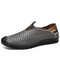 Zapatos de agua de malla de costura a mano de gran tamaño para hombres al aire libre Zapatillas de deporte antideslizantes - Gris