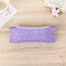 Portable travel Compact pillow eye mask 2 in 1-soft goggles neck Support Pillow for Airplane - Purple
