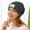Womens Vogue Wild Cotton Beanie Cap Earmuffs Breathable Outdoor Casual Sun Hats - Black