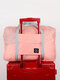 1 PC Multi-function Portable Large Travel Storage Bag Waterproof Folding Luggage Handbag Pouch - Pink