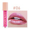 10 Colors Glittering Lip Gloss Lasting Waterproof Non-Stick Cup Diamond Pearlescent Lip Glaze - #06