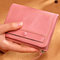 Women Genuine Leather Card Holder Wallet High-end Purse  - Pink