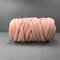 500g Chunky Yarn DIY Stricken Dicke Decke Grobe fusselfreie maschinenwaschbare Wurfhäkelgarn - Orange