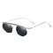 Unisex Retro Vogue UV400 Sunglasses HD Outdoor Travel Riding Driving Sunshade Sunglasses - Gray