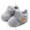 Warm Thick Fleece Baby Girls Boys Winter Boots For 6-24 Months - Grey