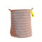 Foldable Linen Clothes Laundry Basket Hamper Storage Waterproof Home Sorter Bag - #4