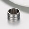 Simple Titanium Steel 316L Stainless Steel Time Loop Numeral Finger Ring Unisex Jewelry - Steel Color