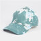 Unisex Tie-dye Cotton Multi-color Gradient Color Sunscreen Visor Sun Hat Baseball Hat - #06