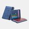 RFID Travel Multifunctional Travel Cover Case Card Slots Passport Storage Bag Wallet - Blue