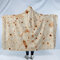 Super Soft Coperta con cappuccio avvolgente Burrito Coperta da tiro calda indossabile casual per la casa per adulti Coperta per ginocchio - #5