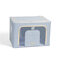 Cationic Fabric Folding Storage Box Odorless Clothing Storage Box - Blue