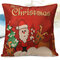 Christmas Letters Santa Claus Pillow Case Square Cushion Cover Home Sofa Office Decor - #1