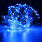 10M 100LEDs Battery Powered Waterproof Silver Wire String Light For Wedding Party Decor  - Blue