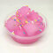 Slime Кокос Декомпрессионные игрушки из прозрачной глины - Розовый