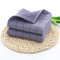 منشفة قطنية سميكة فاخرة من القطن المنقوش للفندق منشفة وجه للزوجين منشفة حمام سبا صلبة - أرجواني
