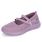 Women Casual Comfy Breathable Soft Sole Elastic Sneakers - Pink