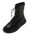 Women Casual Back-zip Comfy Platforms Tooling Boots - Black