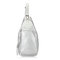 Women PU Leather Casual Chest Bag Shoulder Bags Crossbody Bags - Silver