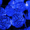 Le luci della stringa della sfera del festival del giardino della festa nuziale del Rattan 20LED - Blu