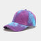 Tie-dye Baseball Cap Fashion Leisure Shade Hat - Purple