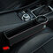 Car Seat Gap Storage Box Multi-function Leather Car Water Cup Holder - Black