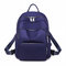 Simple And Stylish Large-capacity Backpack Girl Casual Light Oxford Cloth Bag Trend Wild Shopping Backpack - Blue
