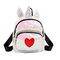 New Unicorn Backpack Girl Fashion Sequined Shoulder Bag Cartoon Cute Bag Travel Backpack - White