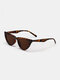 Women Casual Retro Fashion Outdoor UV Protection Cat Eye Frame Sunglasses - #02