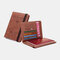 RFID Travel Multifunctional Travel Cover Case Card Slots Passport Storage Bag Wallet - Coffee