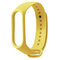 Substituição Silicone Sports Soft pulseira pulseira pulseira - Amarelo