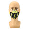 PM2.5 5-layer Filter Face Mask Anti Dust Masks Warm Windproof Riding Cycling Face Protection Mask - Yellow