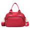 Women Causal Light Weight Handbag Shoulder Bag Crossbody Bags - Red