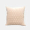 Solid Color Chenille Geometric Jacquard Circle Sofa Pillow Office Nap Pillow Bedroom Car Cushion Cover - Pink