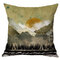 Modern Abstract Landscape Linen Cushion Cover Home Sofa Throw Hills Pillowcases Home Decor - #2