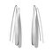 Ethnic Animals Wings Earrings Long-Style Long Geometrical Alloy Earrings For Women - Silver