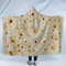 Super Soft Burrito Wickeldecke mit Kapuze Home Casual Wearable Warm Throw Blanket für Erwachsene Kindersofabett Kniedecke - #7