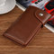 PU Leather Large Capacity Wallet Purse Key Bag For Men Women - Brown