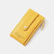Women RFID Anti Theft 7 Card Slots Wallet Purse - Yellow