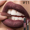 12 Colors Matte Lip Gloss Non-stick Cup Long-Lasting Lip Glaze Nude Liquid Lipstick - 11