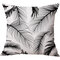 Leaf Linen Pillow Simple Modern Waist Pillow Plant Linen Pillow Sofa Car Cushion - #2