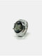 10 Colors Stainless Steel Alloy Vintage Colorful Gems Decor Openable Flipable Mini Couple Quartz Ring Watch - Black