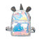 New Pu Sequin Backpack Unicorn Student Cute Bag Cartoon Girl Shoulder Bag Lady - Lake Blue - 641