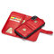 Multi-sltots PU Leather iPhone X/7/7 plus/8/8 plus Phone Case Card Holder Wallet - Red