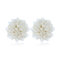 Orecchini di perle di vetro multicolore bohemien Orecchini geometrici di perle di riso esagerate - 06